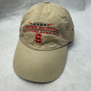 Vintage Stanford Cardinal Hat Cap Strap Back One Size NCAA Football Rose Bowl 20